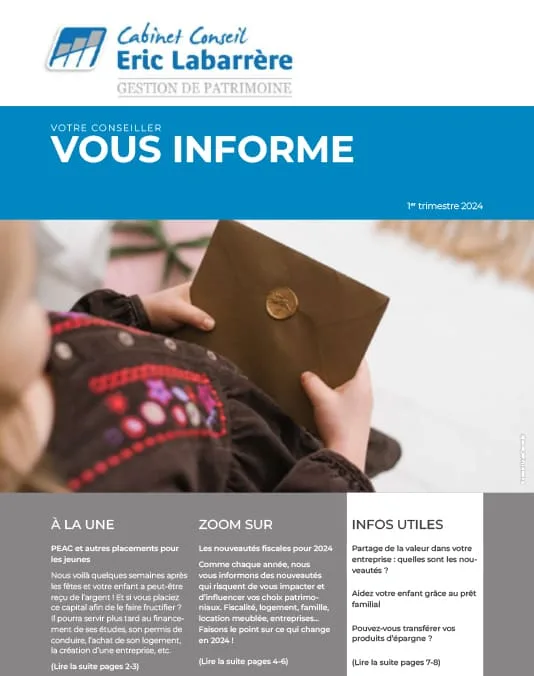 Couverture Newsletter Trimestre 1 2024