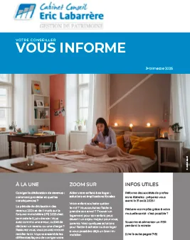 Lettre 3ème trimestre 2025